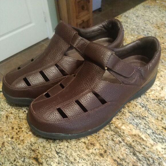 Propet Bayport MSA003L Mens Brown LEATHER Fisherman Sandal Size 13 5E main image 9